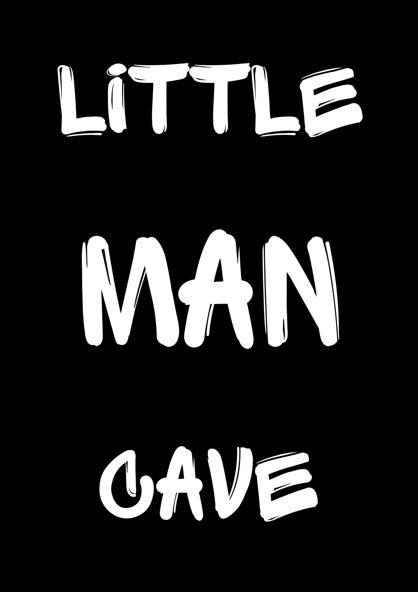 Little Man Cave Digital Print