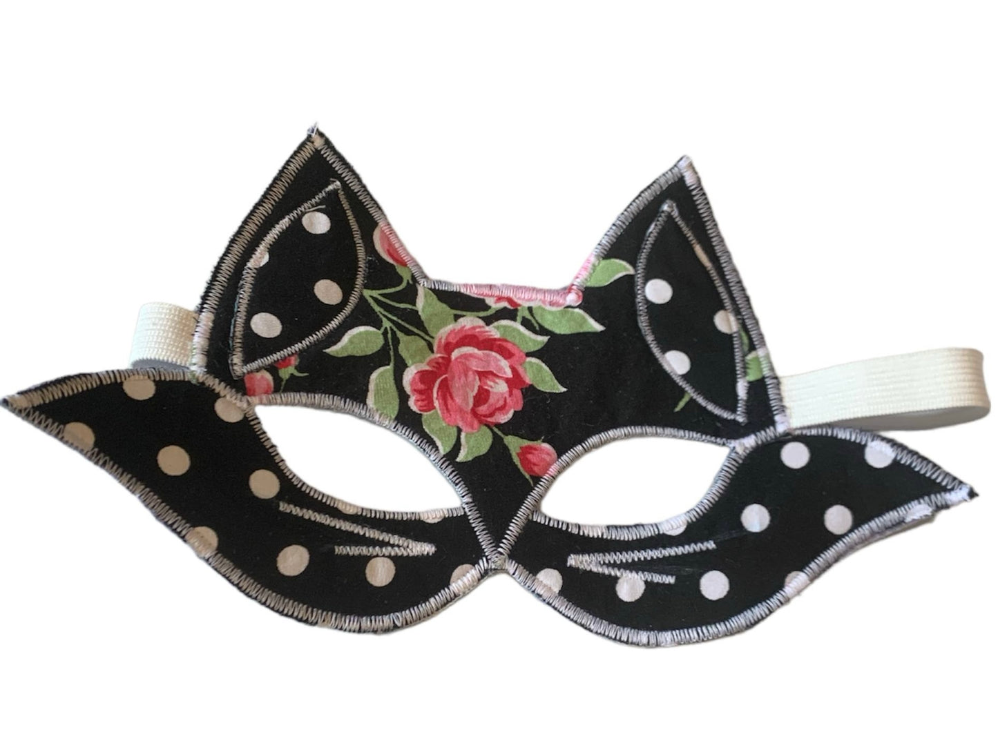 Dress up mask - fox spotty