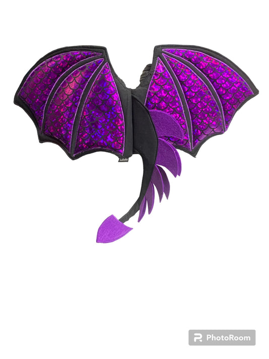 Dragon Wings - purple/ black