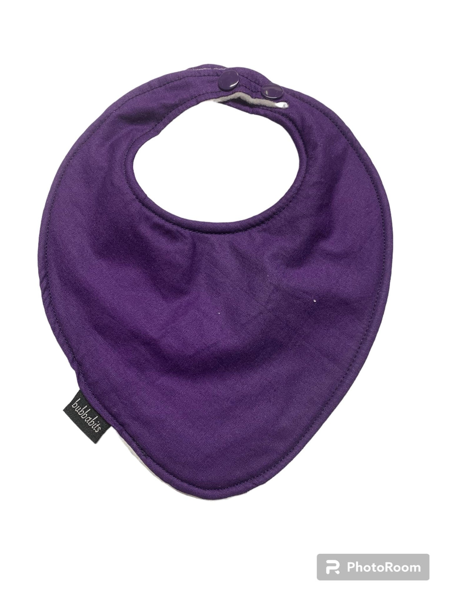 Dribble Bib - Cadbury purple