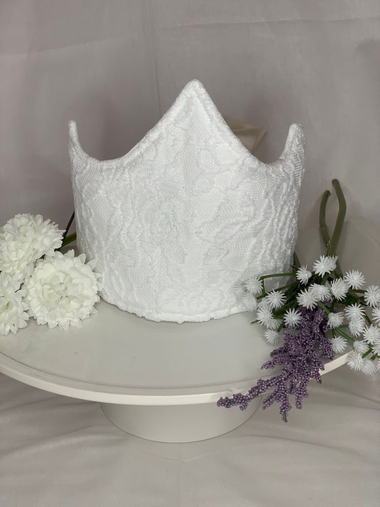 White Lace Crown