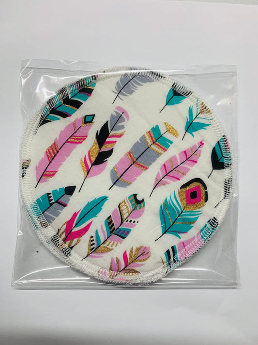 Breast Pads - bright feathers