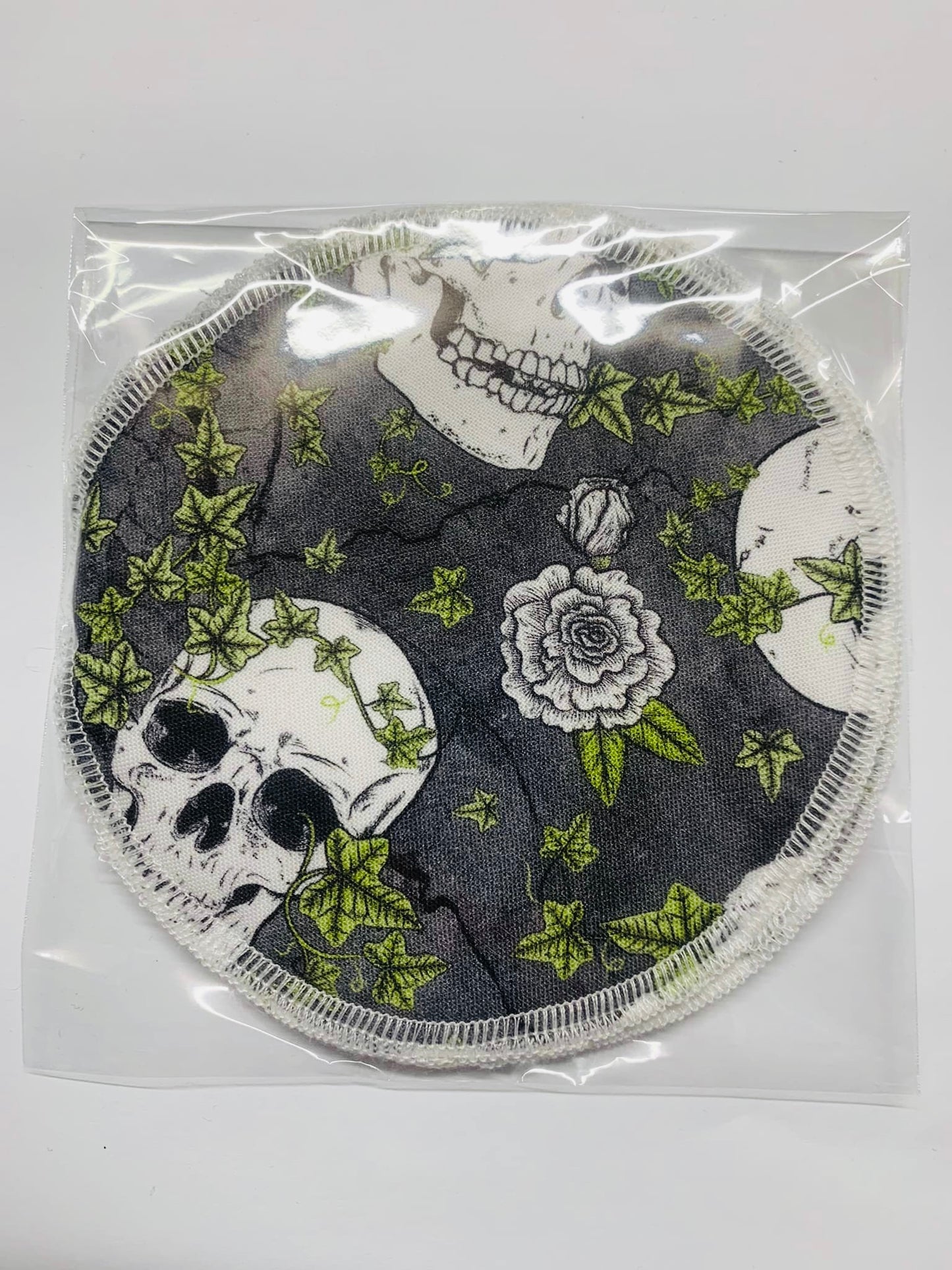 Breast Pads - spooky skull