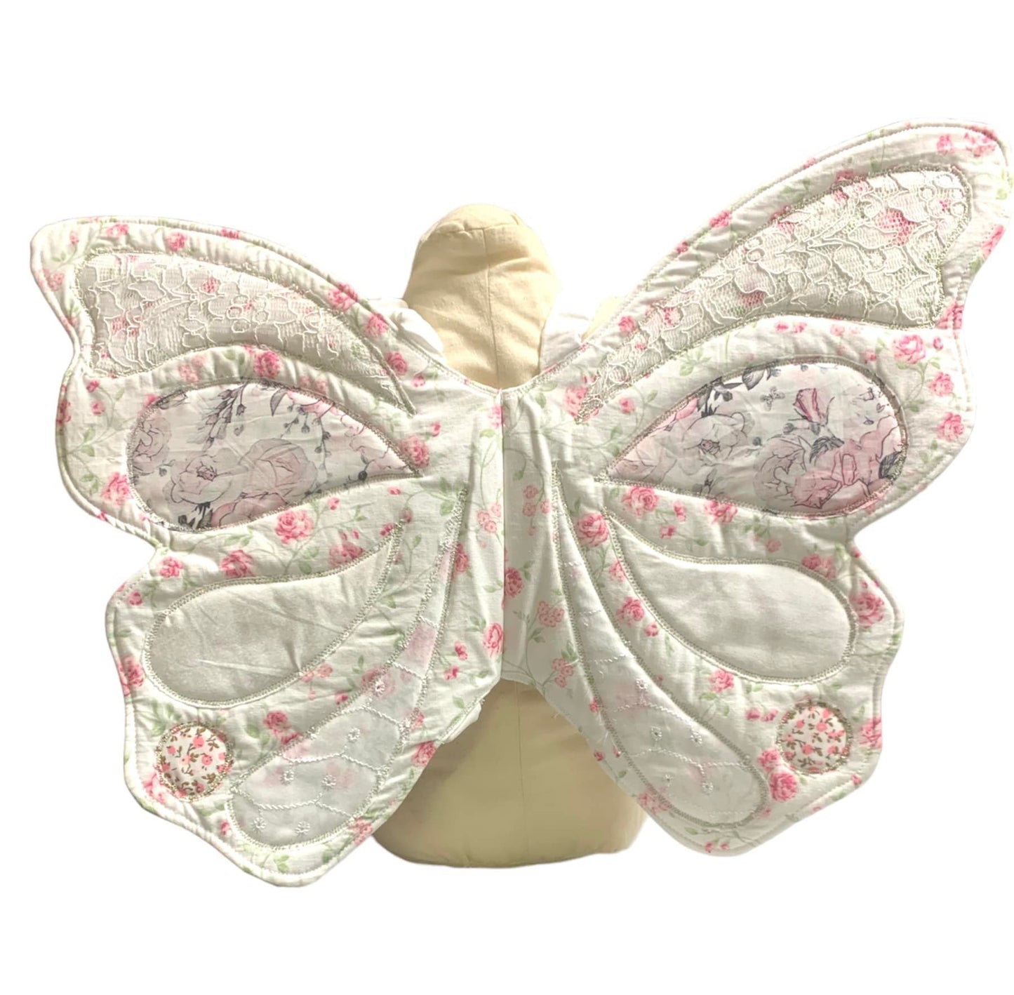 Fairy/ butterfly Wings - White floral 1