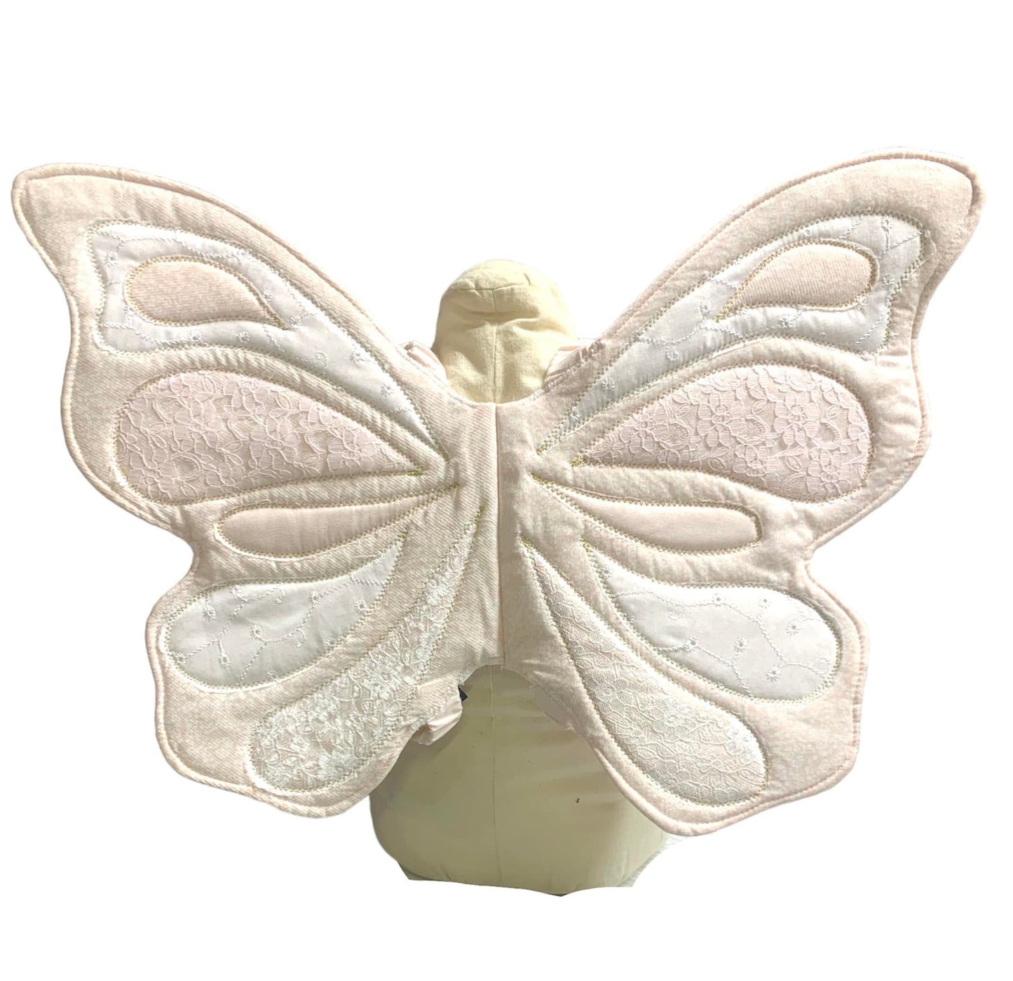 Fairy/ butterfly Wings - White floral 2