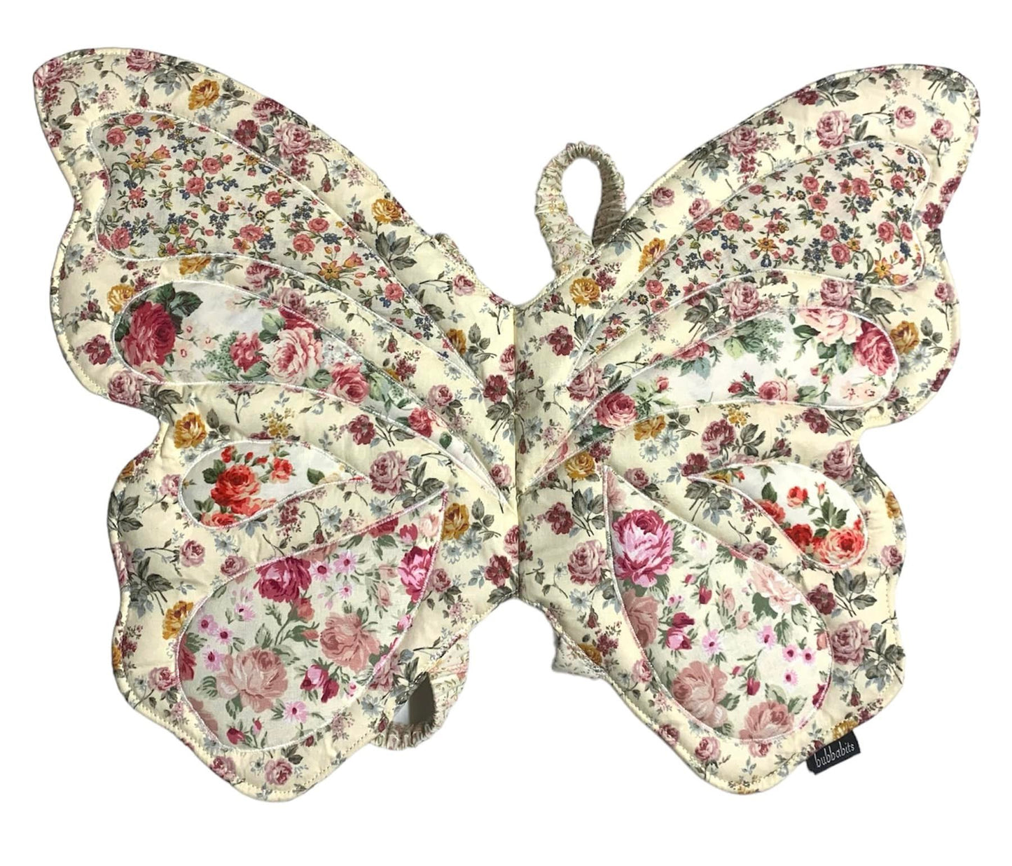 Fairy/ butterfly Wings - Cream floral 1