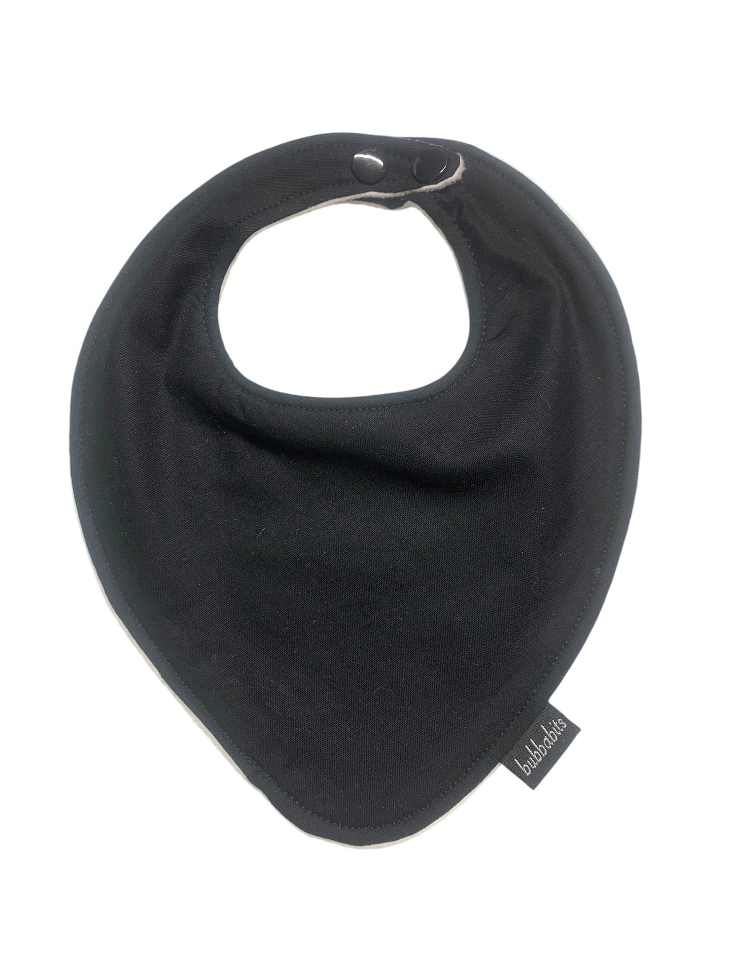 Dribble Bib - Plain Black