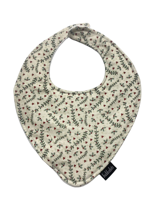 Dribble Bib - Christmas Holly