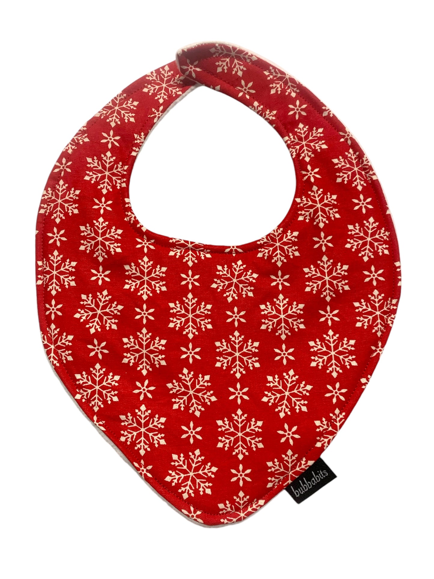 Dribble Bib - Snowflakes