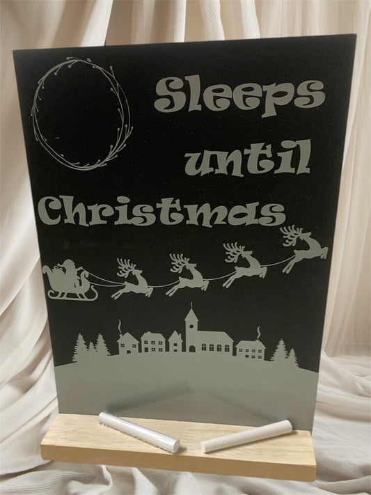 Christmas Countdown Blackboard - made to order