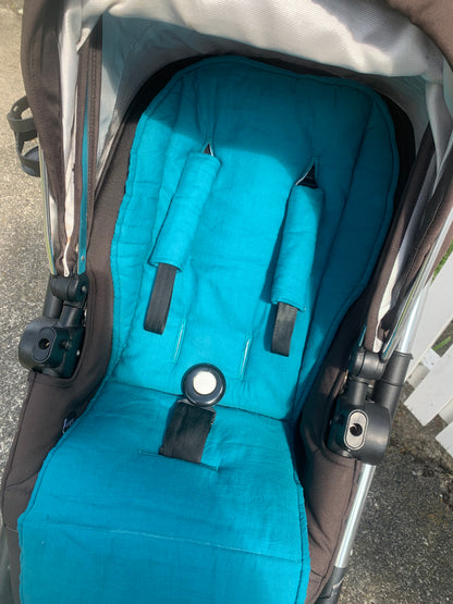 Universal Fit Pram Liners - Linen Teal