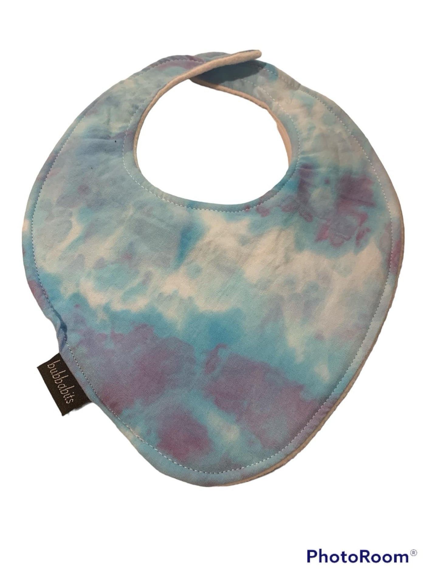 Dribble Bib - Blue ice dyed